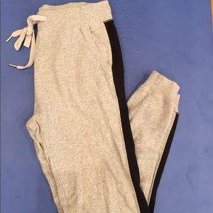 Z Supply Gray and Black Track Pants